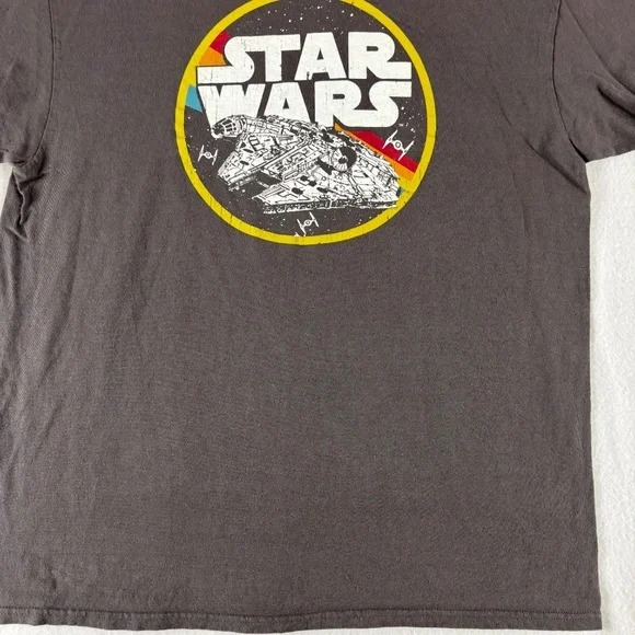 Star Wars, Millennium Falcon, T-Shirt, Retro/Classic, Gray, Size XL Fan favorite - Picture 5 of 11